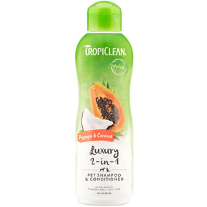 TropiClean Papaya & Coconut Shampoo & Conditioner 20oz