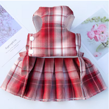 Gorgeous Plaid Dress Harness/Leash Set