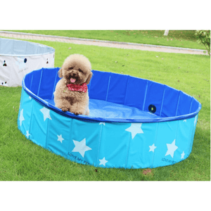 Foldable Dog Pool - Star Graphic
