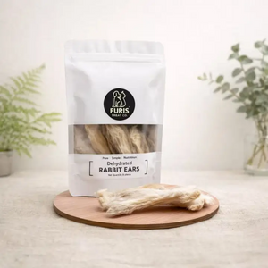 Furis Treat Dehydrated Rabbit Ears Med Edmonton | Dog Treat | Poochie ...