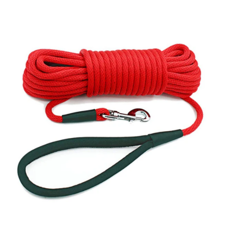 Extra Long Rope Leash 15 or 30 ft