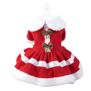 Christmas Dress with Bows & Bells