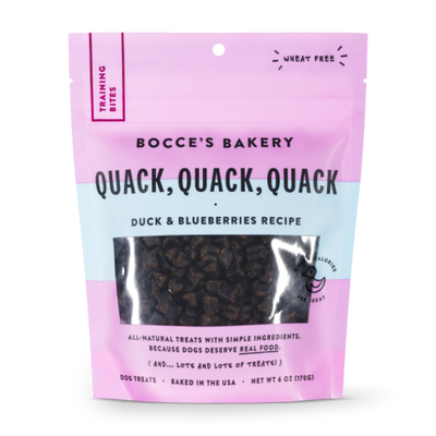 Bocce's Bakery Training Bites Quack Quack Quack 6oz