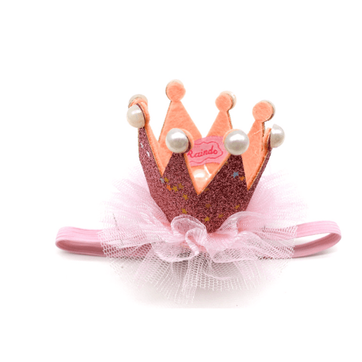 Fancy Crown with Tulle Hat - 2 styles