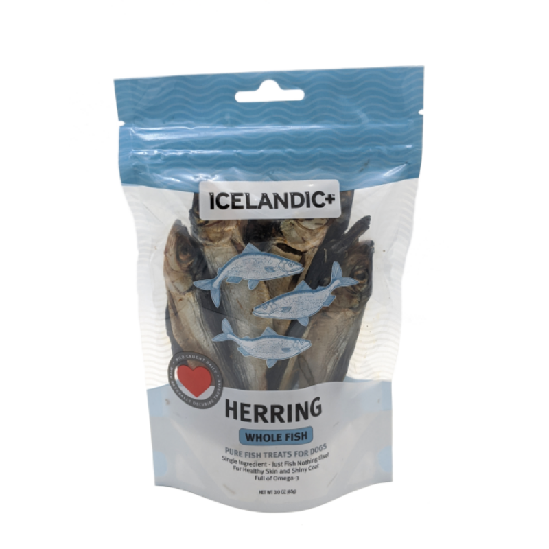 Icelandic Dog Whole Fish Herring 3 oz Edmonton Natural Chews Poochie Moochie Poochie Moochie Pet Store West Edmonton