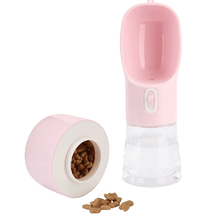 Portable Dog Water Bottle w/Treat Holder