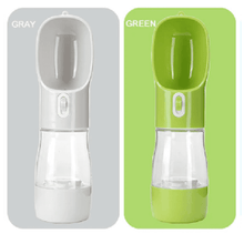 Portable Dog Water Bottle w/Treat Holder
