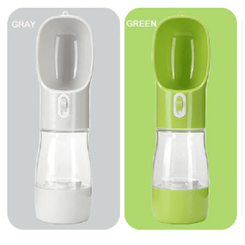 Portable Dog Water Bottle w/Treat Holder