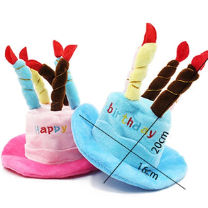 Dress Up Birthday Candle Hat for dogs & cats