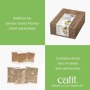 Catit Senses 2.0 Cat Grass 3 sets of seeds