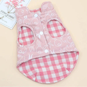 Quilted Reversible Dog Vests - 2 in 1 Design