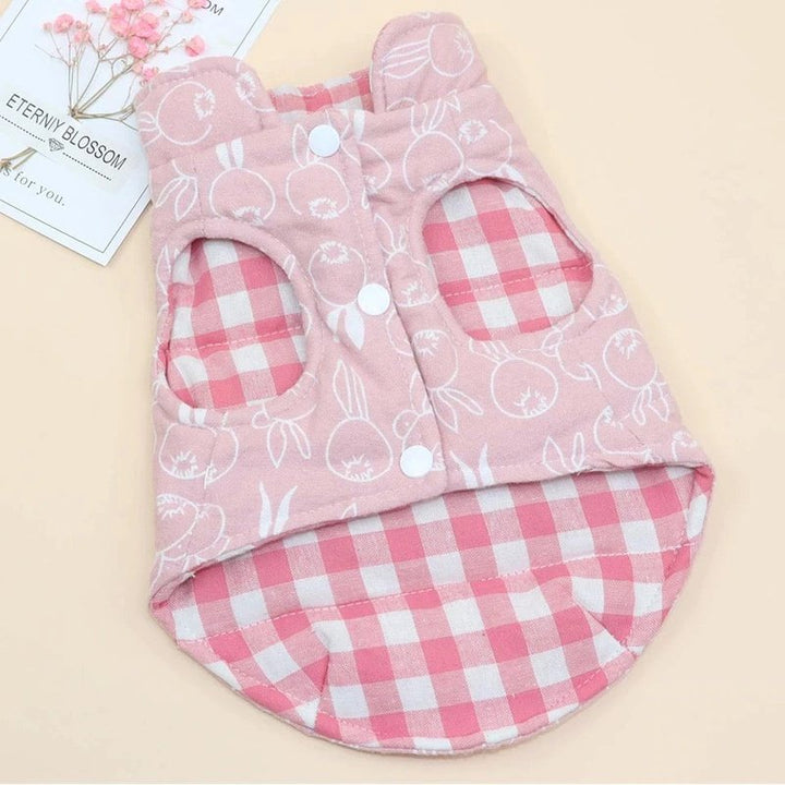 Quilted Reversible Dog Vests - 2 in 1 Design