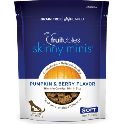 Fruitables Dog Skinny Minis Pumpkin Berry Chewy Treats 141g