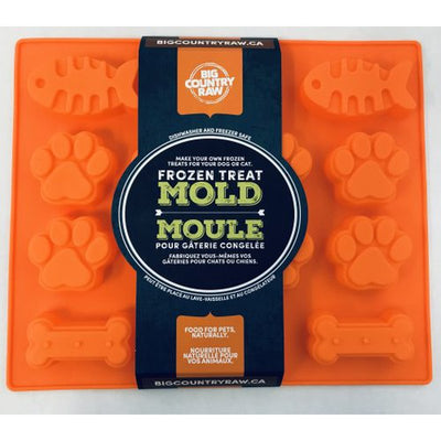 Frozen Treat Mold - Fish, Paw & Bone Shape - 3 Sizes Available