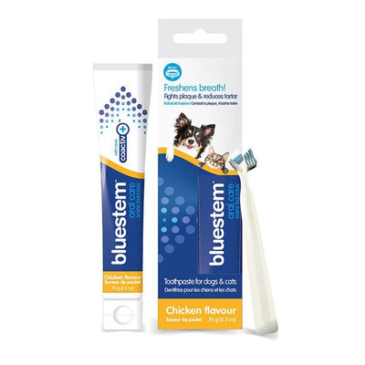 Bluestem Flavoured Toothpaste with Toothbrush for Dogs 70gram Vanilla Flavour
