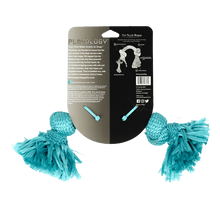 Playology Dri-Tech Rope Blue Peanut Butter Scented Toy