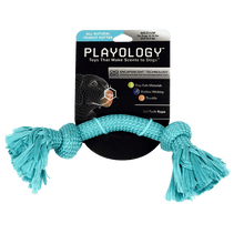 Playology Dri-Tech Rope Blue Peanut Butter Scented Toy
