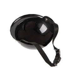 Motorcycle Dog Helmet in Black