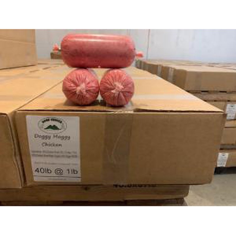 Doggy Moggy Chicken Frozen Raw Edmonton Raw Dog Food Poochie
