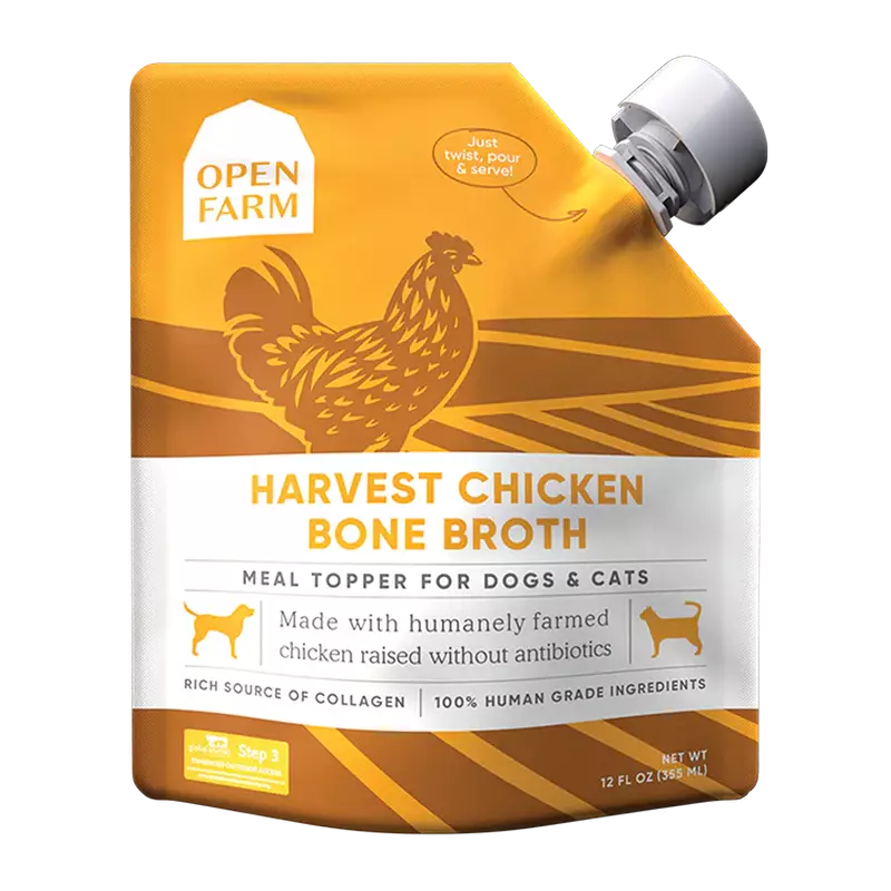 Open Farm Dog/Cat Bone Broth Topper Homestead Chicken 12oz Edmonton ...