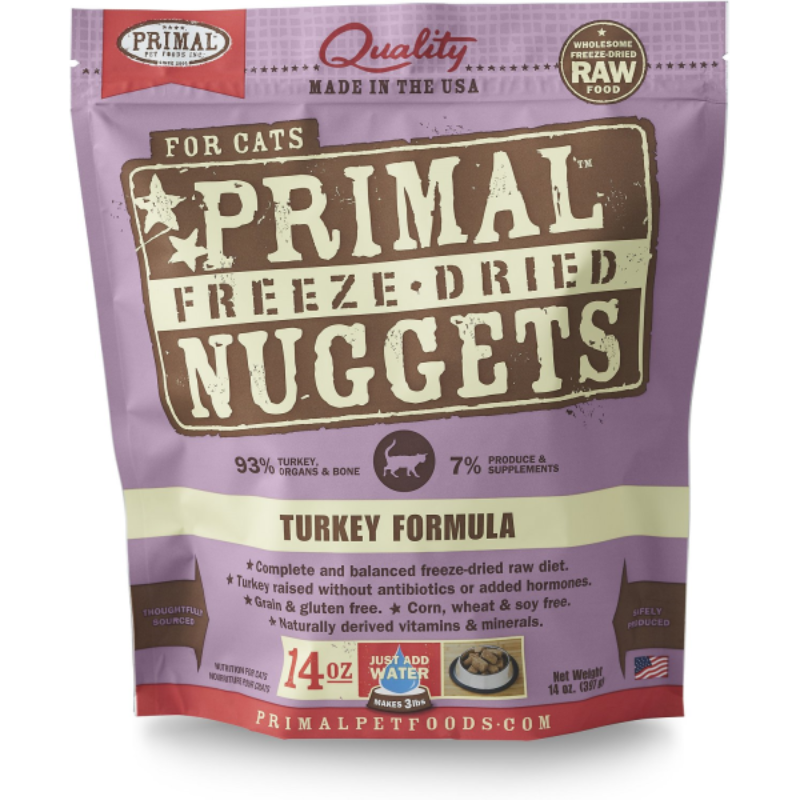 Primal Cat Freeze Dried Turkey 14oz