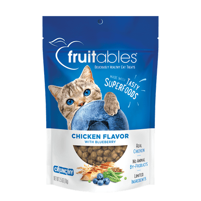Fruitables Cat Crunchy Treats Chicken & Blueberry 70g