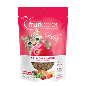 Fruitables Cat Crunchy Treats Salmon & Cranberry 70g