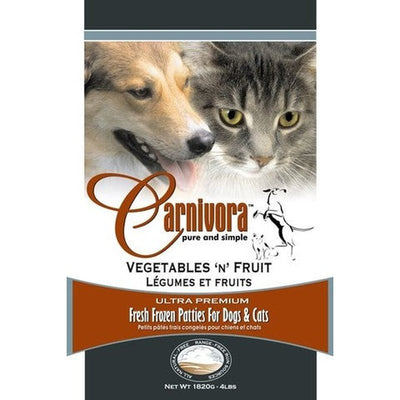 Carnivora Fruit & Veggie Patties 4LB 8x8oz patties
