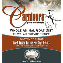 Carnivora Goat Diet - 4LBS or 25LBS 8oz Patties