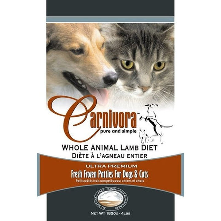 Carnivora Lamb Diet - 4LBS or 25LBS 8oz Patties