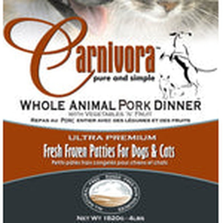 Carnivora Pork Dinner w/Veggies & Fruit - 4LB or 25LB 8oz Patties