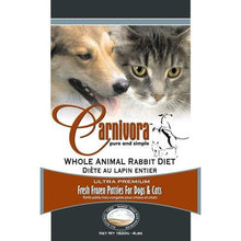 Carnivora Rabbit Diet - 4LBS or 25LBS 8oz Patties