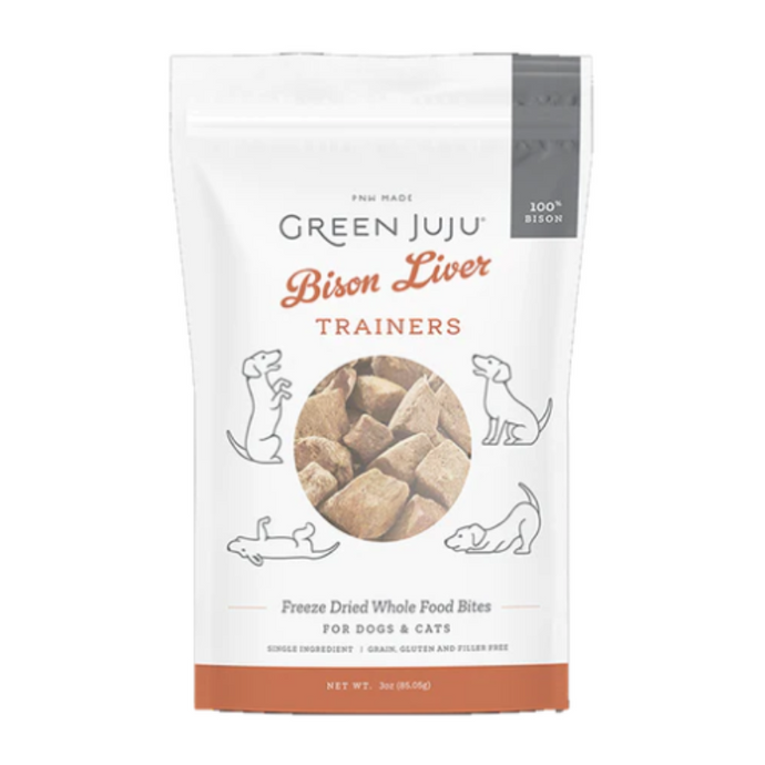 Green Juju Bison Liver Trainers 2.5oz