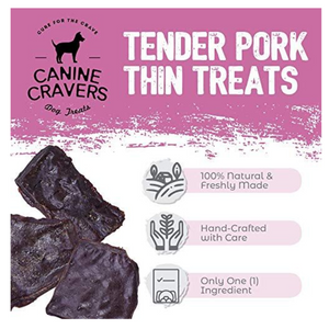 Canine Cravers Tender Pork Thins 5.3oz