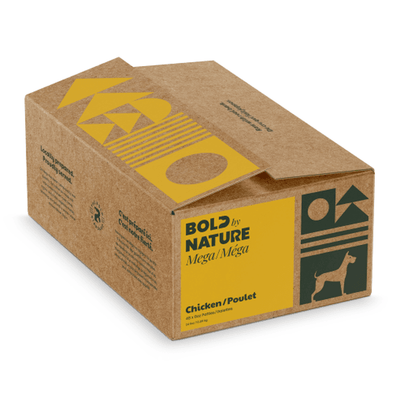 Bold by Nature Dog Mega Raw Chicken Patties 24 lb