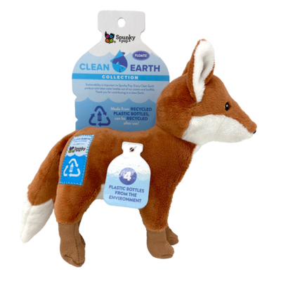 Spunky Pup Clean Earth Recycled Plush Fox Lge