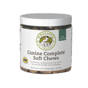 Wholistic Pet Organics Canine Complete 2g Soft Chews 60ct