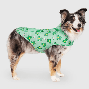 Canada Pooch Pick Me Rain Poncho Frogs