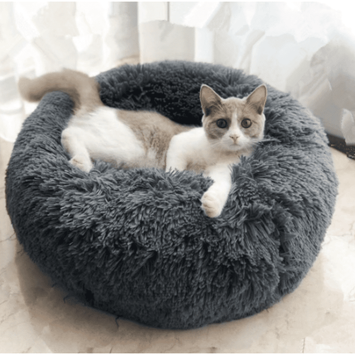 Donut Soft Fuzzy Comfy Bed - multiple sizes & colors