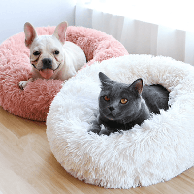 Donut Soft Fuzzy Comfy Bed - multiple sizes & colors