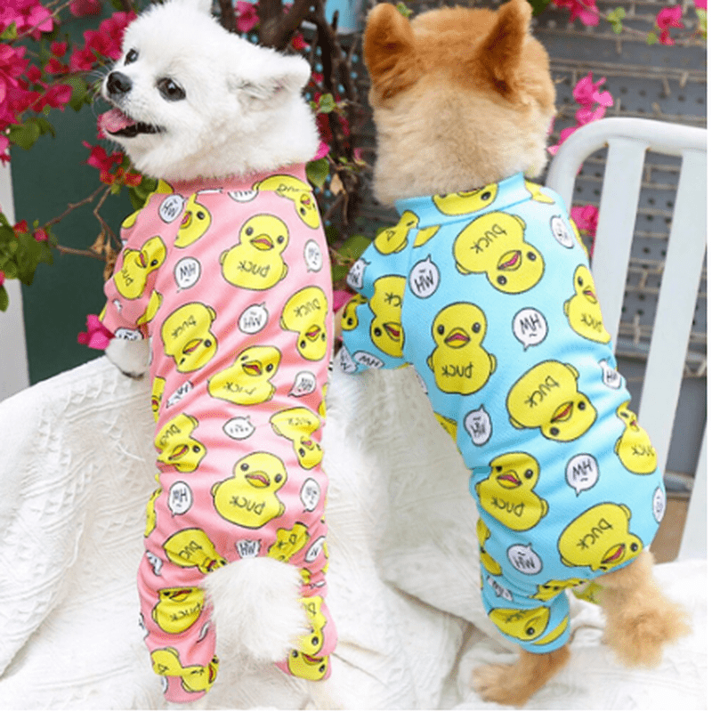 Dog duck pajamas clearance and slippers