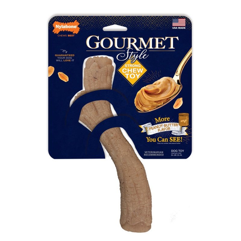 Nylabone Gourmet Style Chew Peanut Butter
