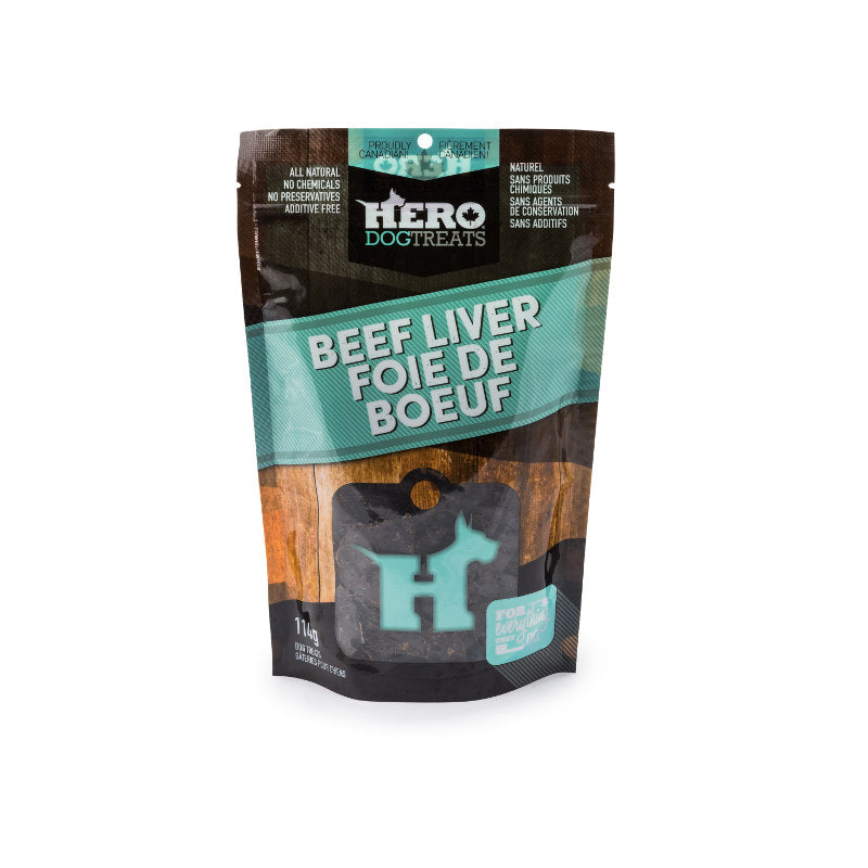 Hero Dog Treats Dehydrated Beef Liver 114g