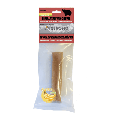 Livstrong Himalayan Yak Cheese Infused w/Banana - multiple sizes