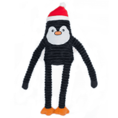 ZippyPaws Holiday Crinkle Penguin