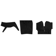 Post Operative Bodysuit Black