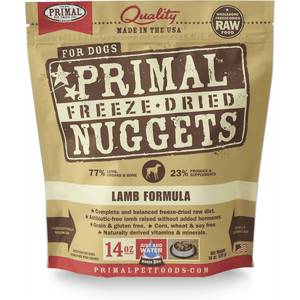 Primal Dog Freeze Dried Lamb - 2 sizes