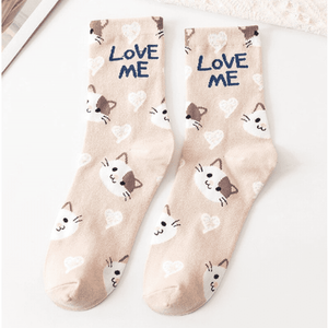 Women's Socks with Love Me Cats