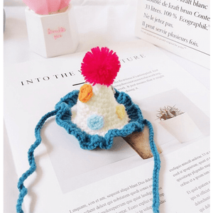 Hand Knit Mad Hatter Party Hat