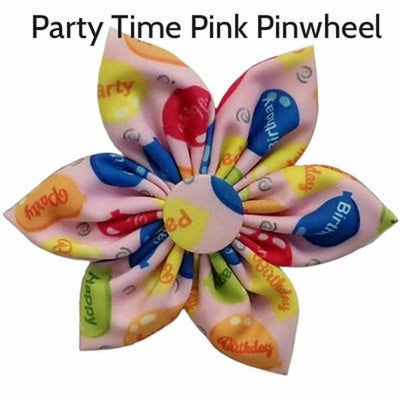 Party Time Pinwheel Ties in Pink